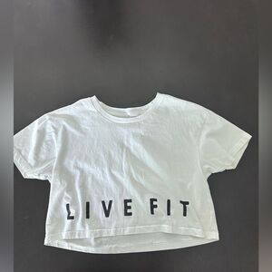 LIVE FIT Crop Tee